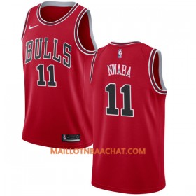 Maillot NBA Chicago Bulls David Nwaba 11 Nike 2017-18 Rouge Swingman - Homme